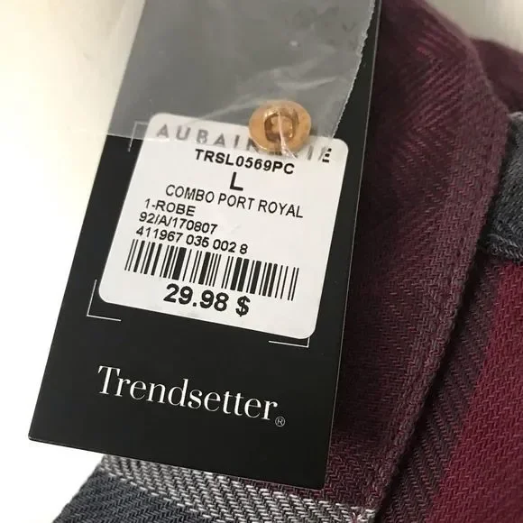 New Trendsetter Aubainerie Checkered Dress Large - Picture 5 of 6